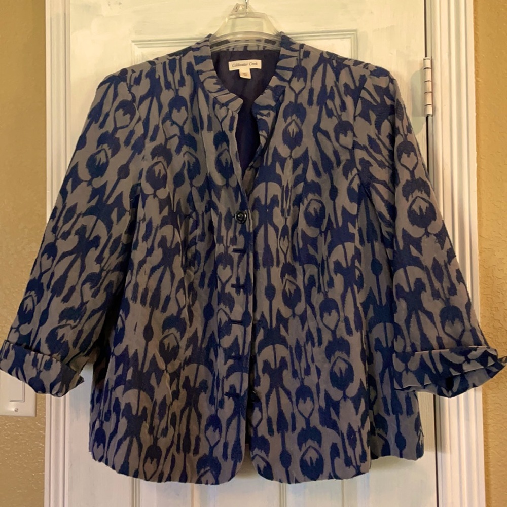Coldwater Creek Blazer, navy, size 20